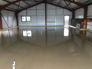 Liquid Flow Screed